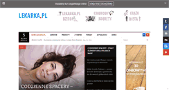Desktop Screenshot of dzieci.lekarka.pl