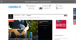 Desktop Screenshot of ciaza.lekarka.pl